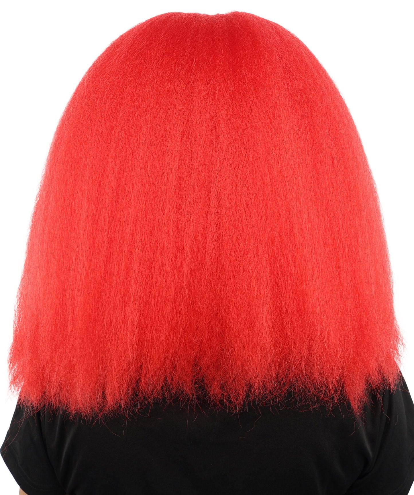 HPO Adult Women's Long Rounded Cartoon Hair Wig | Multiple Color Options | Bubble Bob, Deep Side Part, Heat Friendly Synthetic Strands & Breathable Net | Fancy Dress, Stage Show, Animated Character Events, Halloween & Festival