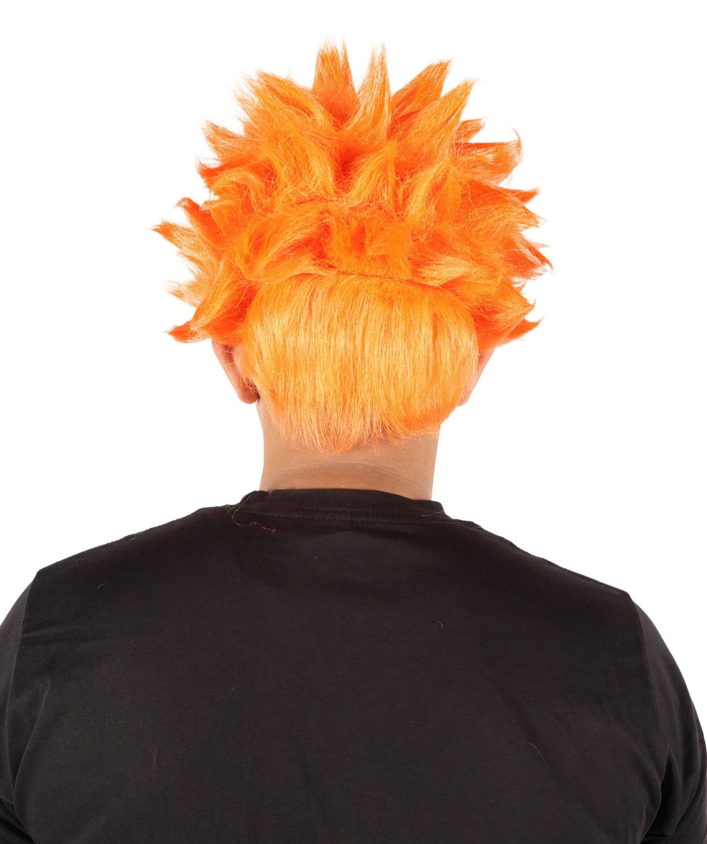 HPO Men’s Anime Young Ninja Nine Tail Yellow Blonde Spiky Wig