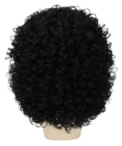 Women’s Full Volume Curly Black Afro Wig | Natural Look Costume & Fashion Wig | Ideal for Halloween | Breathable Capless Cap