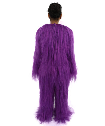 HPO Teen Extreme Hairy Person Costume Bundle & Mask Set - Full-Body Hair Suit Extra-Long Costume Wig for Halloween, Cosplay & Parties - Multiple Color Options