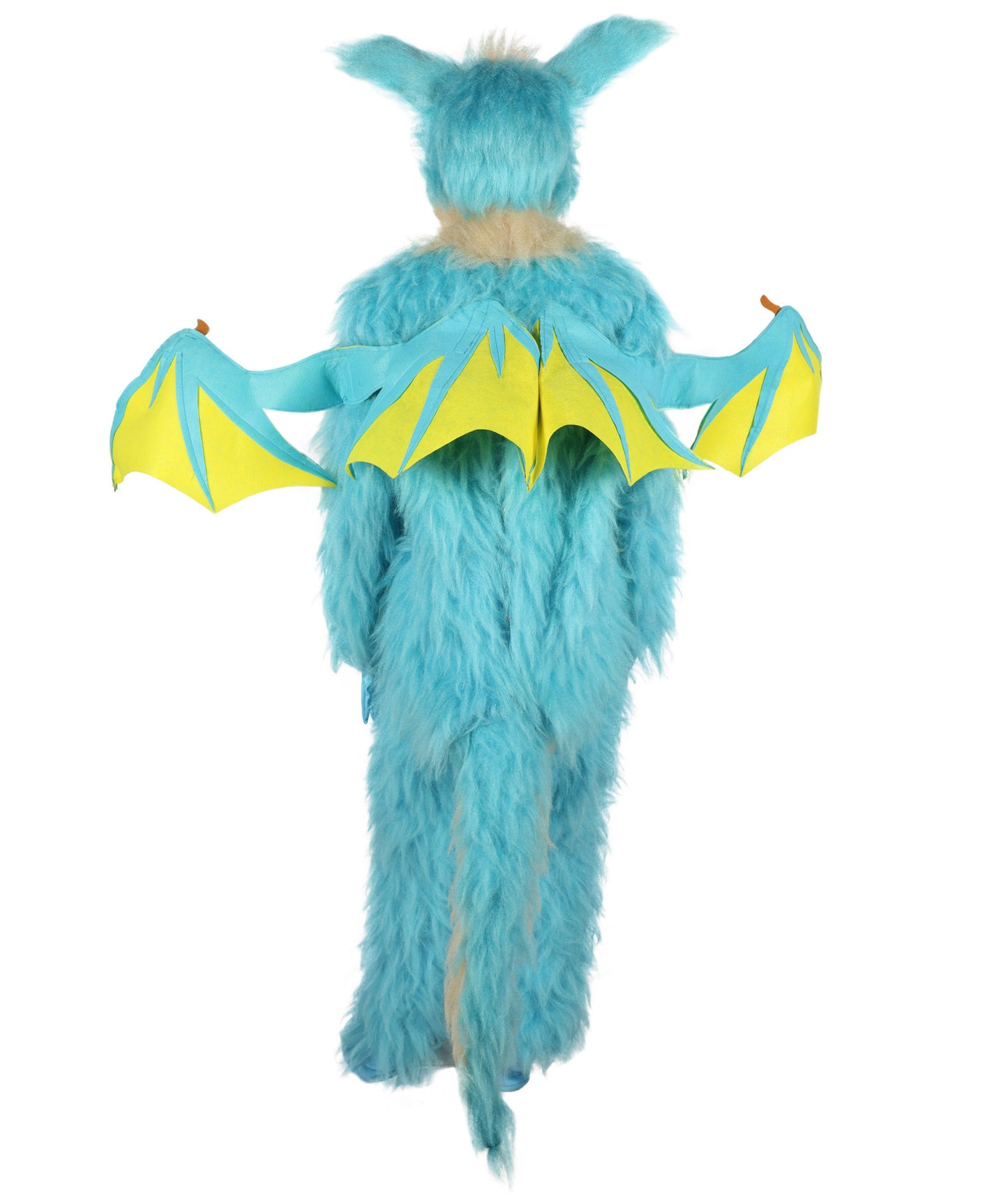 HPO Adult Unisex Carrot Guardian  Multicolor Dragon Bunny Costume & Bundel Set with Head Mask | Perfect for Halloween| Flame-retardant Synthetic Fabric