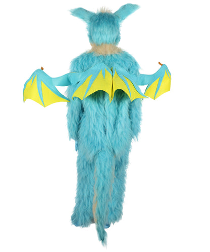 HPO Adult Unisex Carrot Guardian  Multicolor Dragon Bunny Costume & Bundel Set with Head Mask | Perfect for Halloween| Flame-retardant Synthetic Fabric