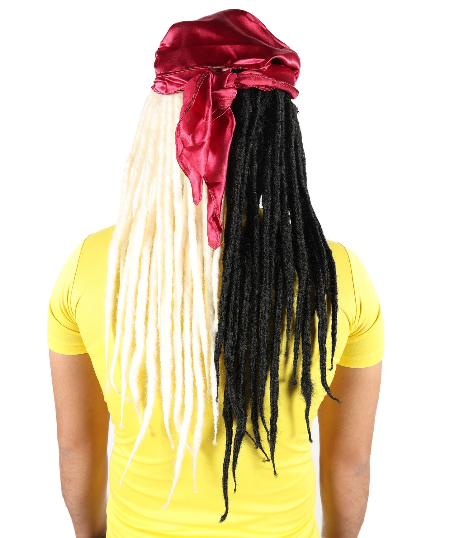 Buccaneer Braided Mens Wig | Fancy Halloween Wig | Premium Breathable Capless Cap