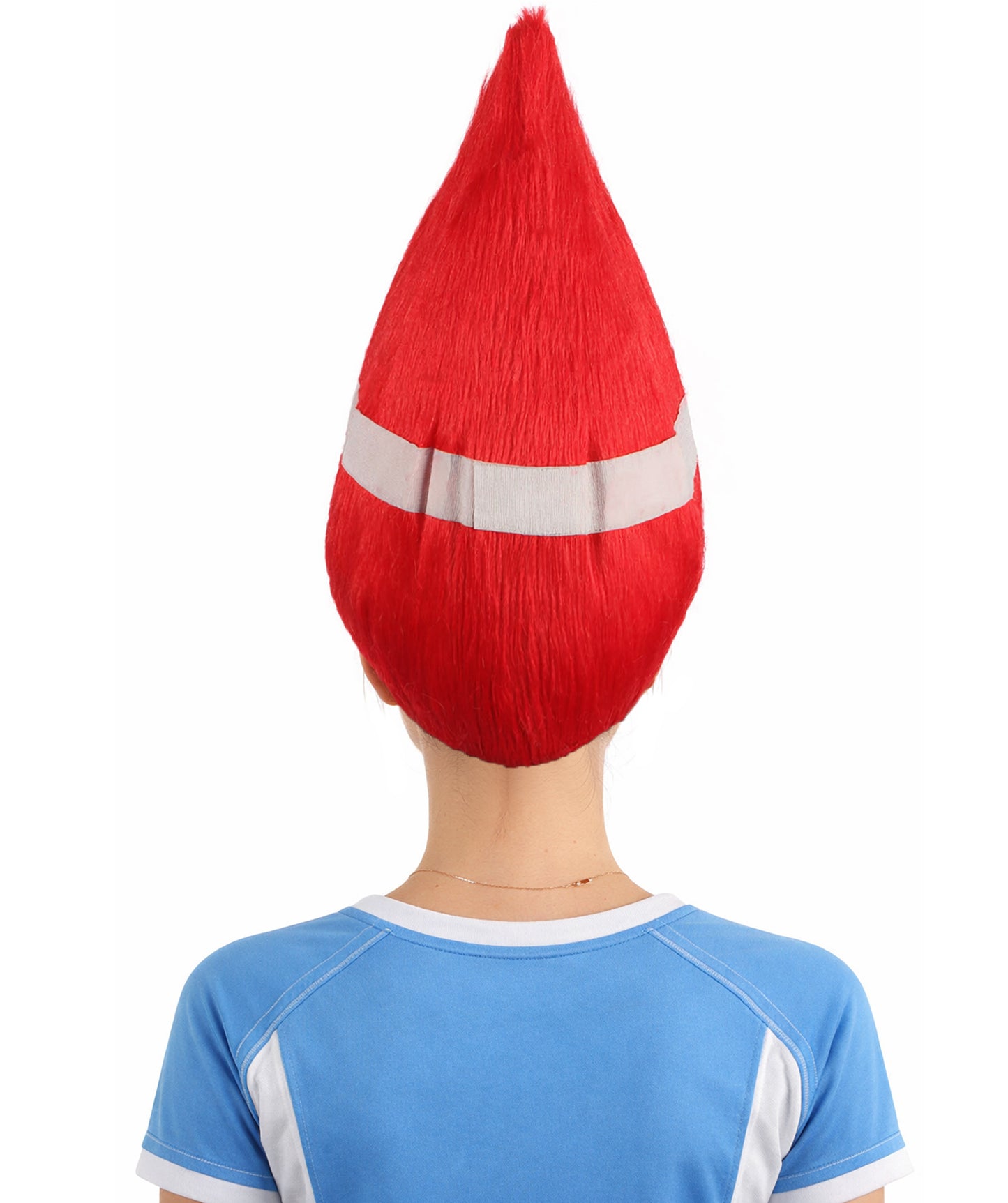 Denmark Flag Sports Troll Wig | Premium Breathable Capless Cap