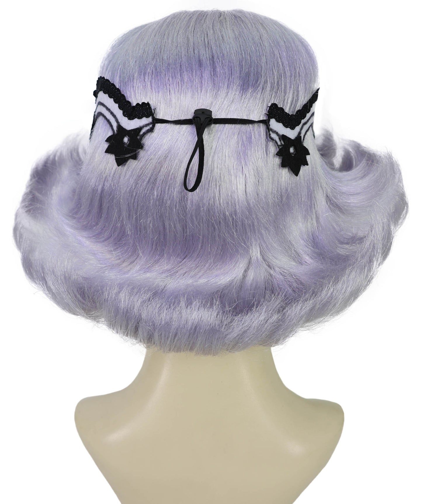 HPO Women's 1920s Flapper Wig with Feather Headband | Short Bob Costume Hair for Gatsby, Speakeasy & Roaring Twenties Parties