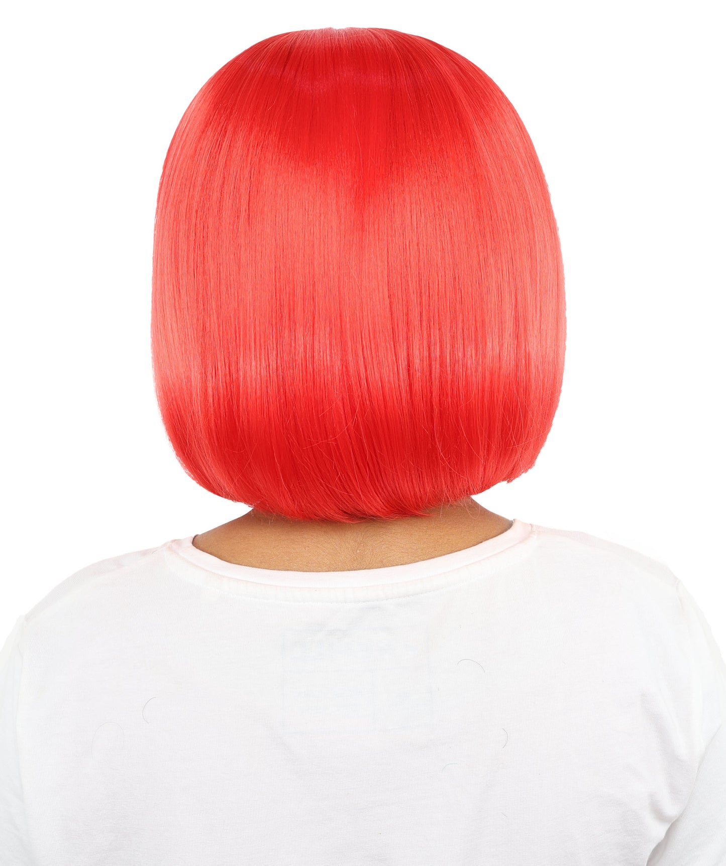 Adult Women’s Medium Bob Wig with Bangs – Layered Hairstyle with Soft Synthetic Fibers & Smooth Texture With Standard Cap | Stylish Hairpiece for Cosplay, Parties & Photo Shoots | Multicolor Options