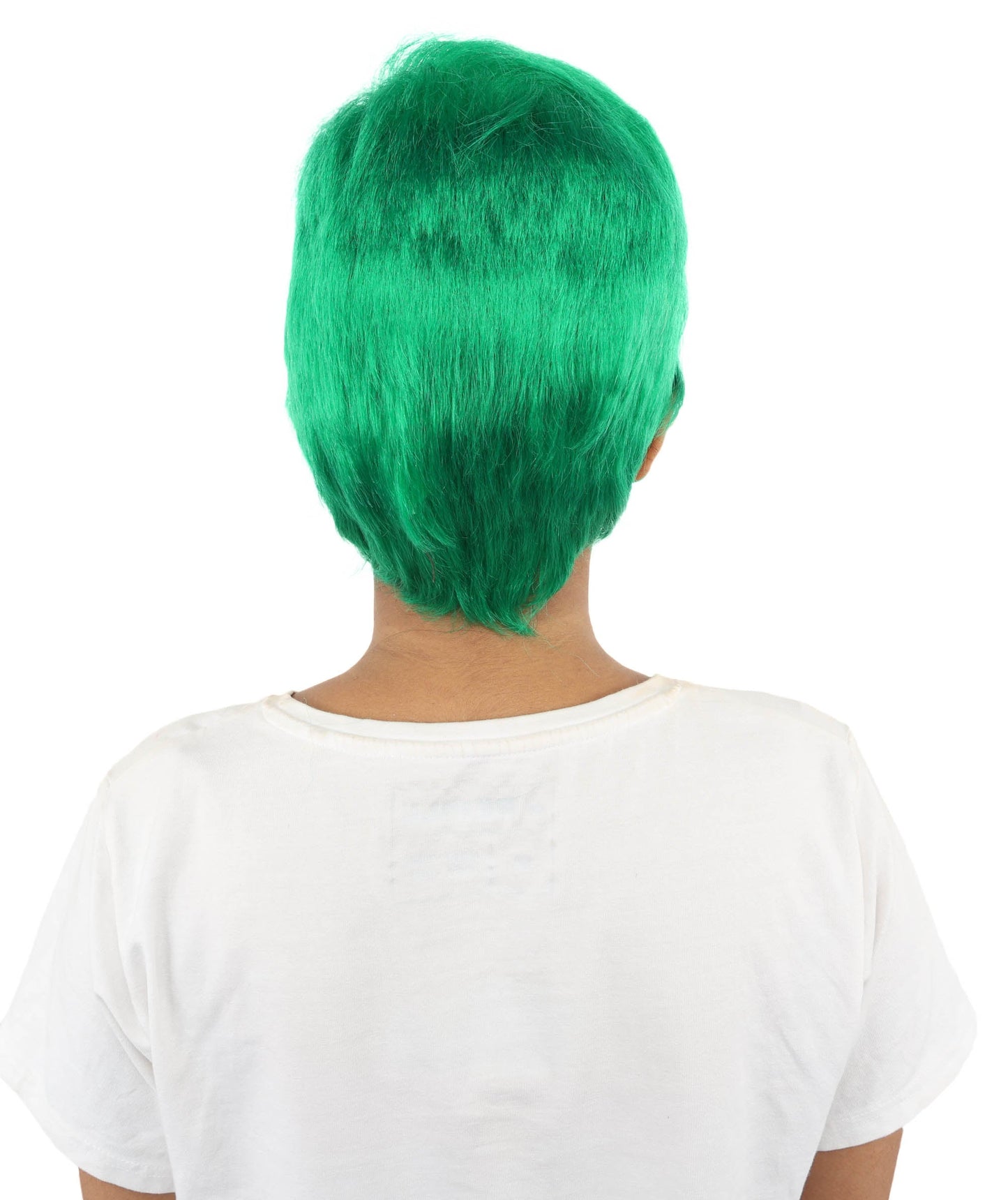 HPO Adult Women’s Short Black Wig | 10 Inch, Sleek and Smooth Bob Hairpiece | Ideal for Cosplay, Costume, and Themed Events