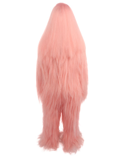 HPO Teen Extreme Hairy Person Costume Bundle & Mask Set - Full-Body Hair Suit Extra-Long Costume Wig for Halloween, Cosplay & Parties - Multiple Color Options