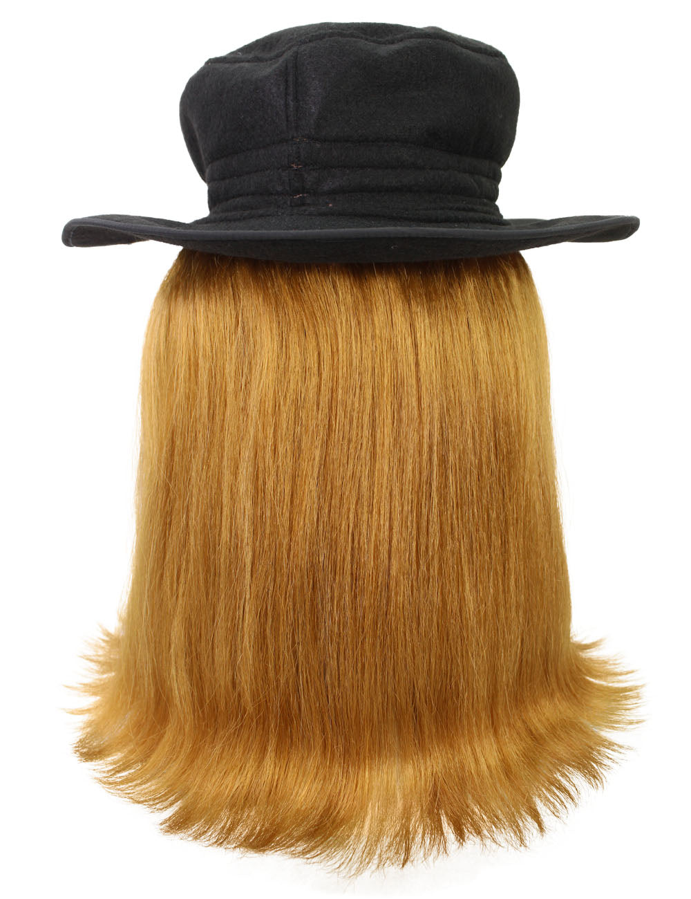 Men's Shoulder Length Straight Creature Wig | Brown Fancy Halloween Wigs | Premium Breathable Capless Cap