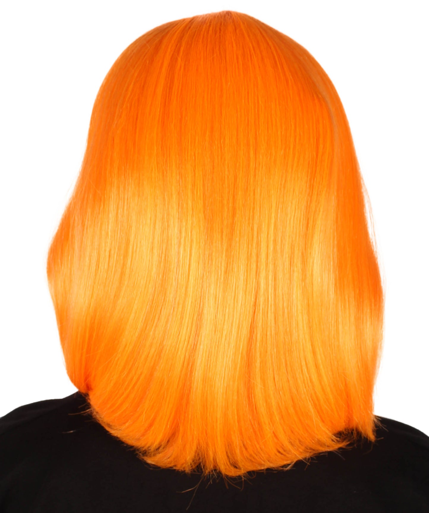 HPO Women's Shoulder Length Bob Wig Collection | Straight Halloween Wig Multiple Color Option | Premium Breathable Capless Cap