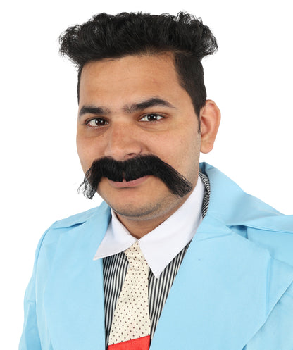Men's  Style Moustache Set | Black Fancy Facial Hair