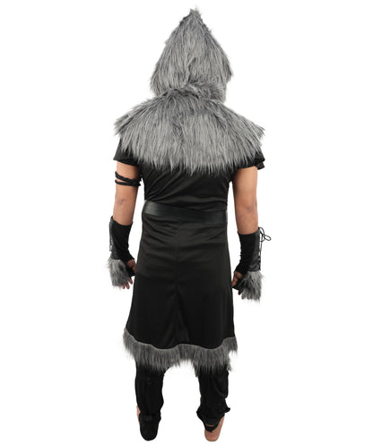 HPO Men's Skull Trooper Black Costume - Detailed Design, Ideal for Halloween and Themed Events, Perfect for Cosplay