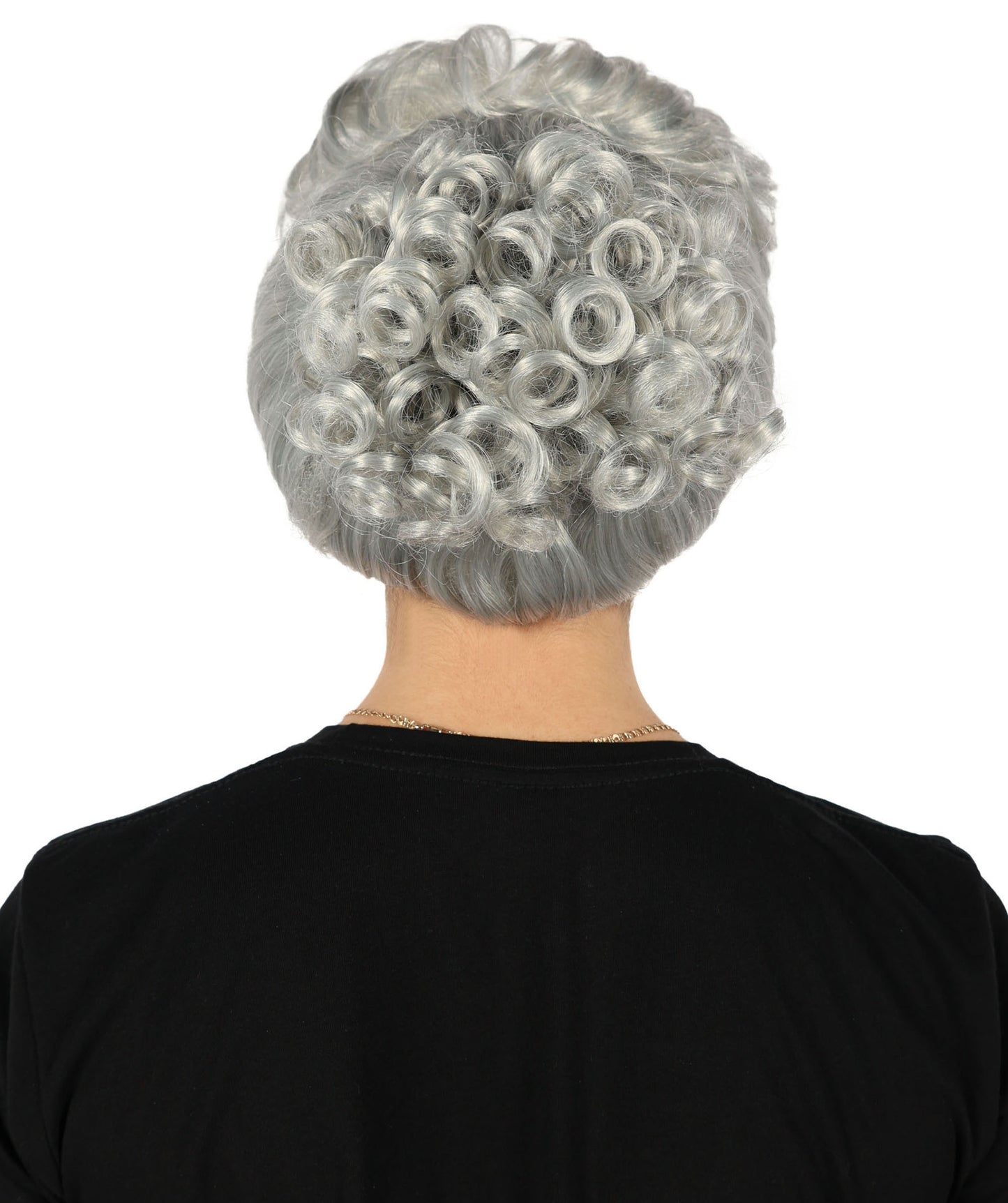 HPO Women's Bun Style 50s Housewife Multiple Wig | Halloween and Cosplay Wig | Flame-retardant Synthetic Fiber