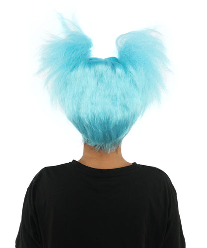 HPO Women’s 15-Inch Orange Spiky Troll Wig | Fun Animated Character | Bright and Bold Look for Halloween, Cosplay, and Themed Party