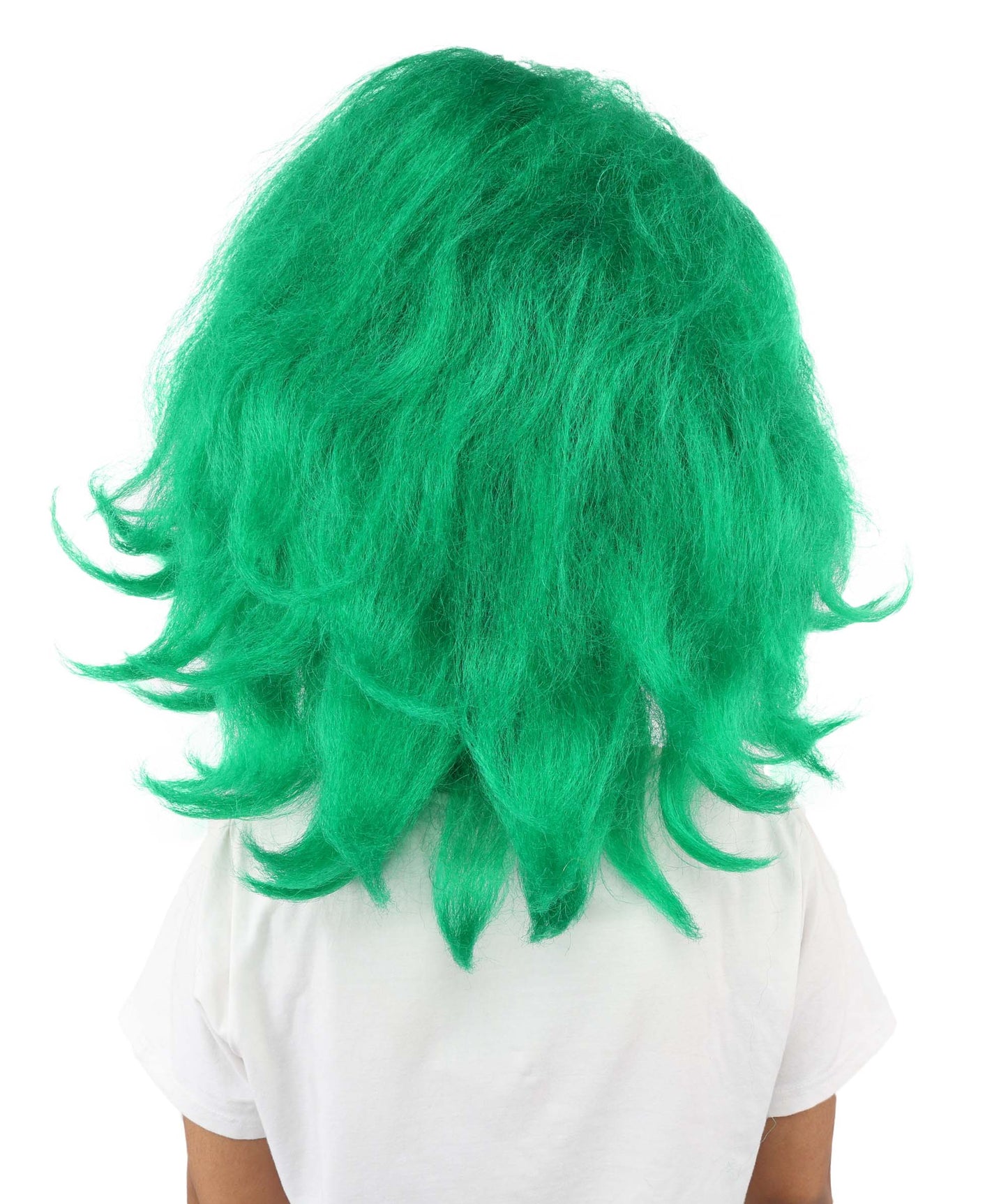 HPO Adult Women's Long Red Bob Wig | Straight Shoulder-Length Black Hair with Blunt Bangs, Included Accessory Set & Breathable Cap | Halloween, Anime Roleplay, Costume Party & Daily Wear