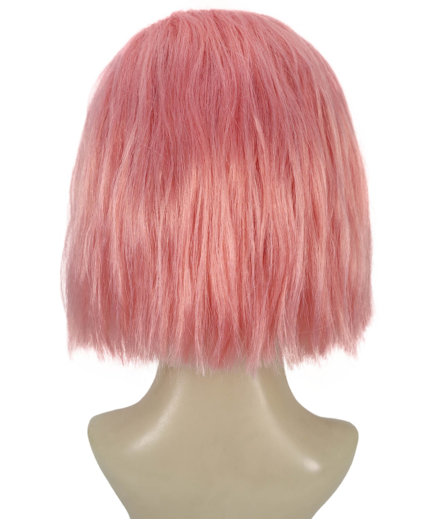 Adult Women's 10" Inch Short Length Halloween Cosplay Ombre Pop Star Fireworks Costume Wig, Synthetic Soft Fiber Hair | Multicolor Options | HPO
