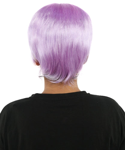 HPO Adult Women’s 10-Inch Short Wig | Multiple Color Options | Celebrity Hairpiece for Costume, Cosplay, and Themed Parties | Sleek and Modern Hairpiece for Versatile Looks