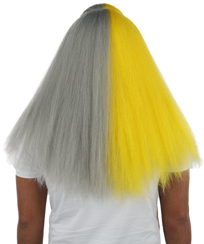 HPO  Extreme Hairy Person Two Part Costume, Mask and Bundle Set - Full-Body Hair Suit Extra-Long Costume Wig for Halloween, Cosplay & Parties - Multiple Color Options