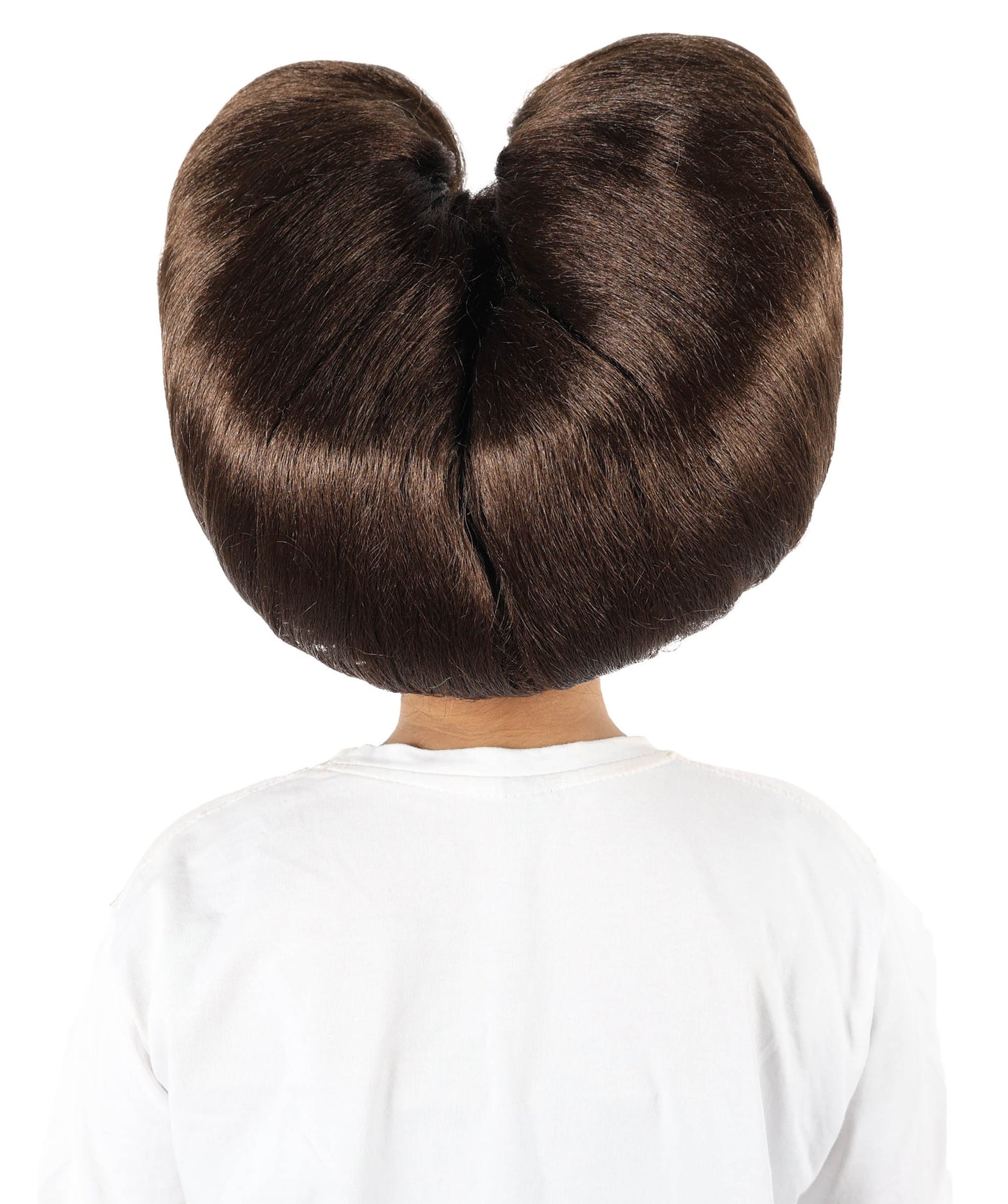 Women’s Supermodel Horn-shaped White Hair Updo Full Wig I Perfect for Halloween I Flame-retardant Synthetic Fiber