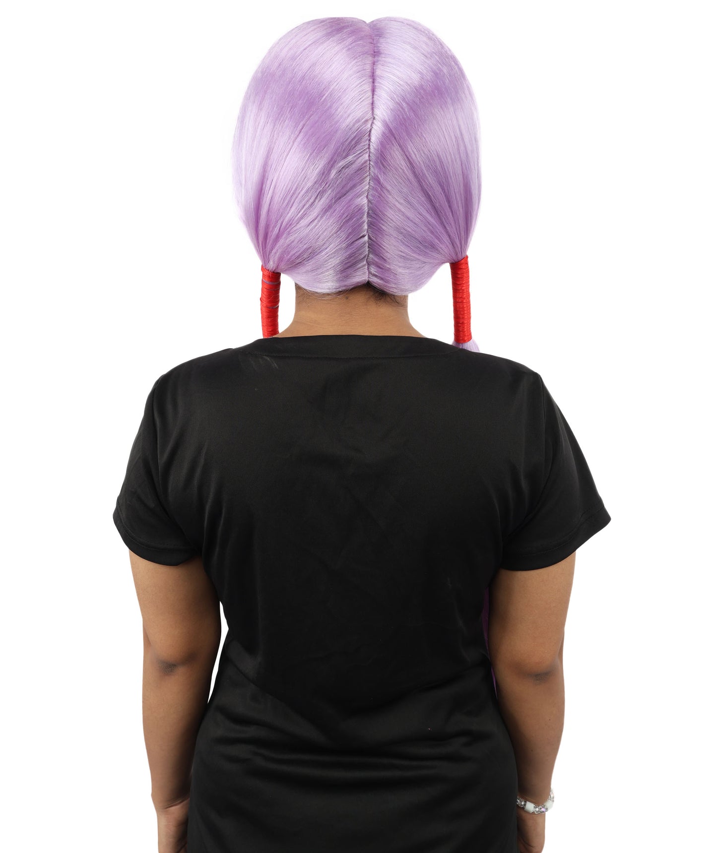 HPO Women's Extra Long Pigtail Wig | Multicolor Options | Floor Length Straight Twin Tails with Bangs, Heat Friendly Synthetic Fiber & Adjustable Cap | Halloween, Fairy Roleplay, Magical Girl Theme, Theater & Carnival