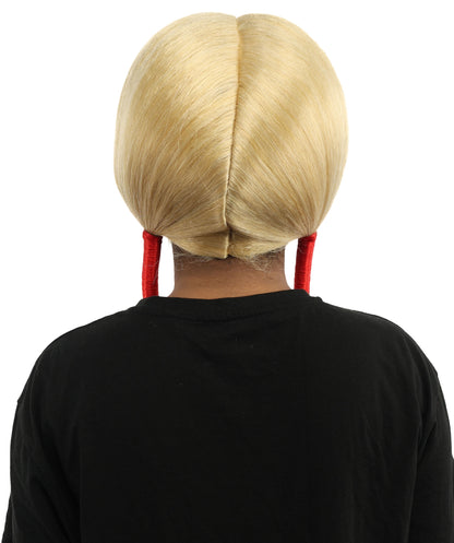 HPO Women's Extra Long Pigtail Wig | Multicolor Options | Floor Length Straight Twin Tails with Bangs, Heat Friendly Synthetic Fiber & Adjustable Cap | Halloween, Fairy Roleplay, Magical Girl Theme, Theater & Carnival