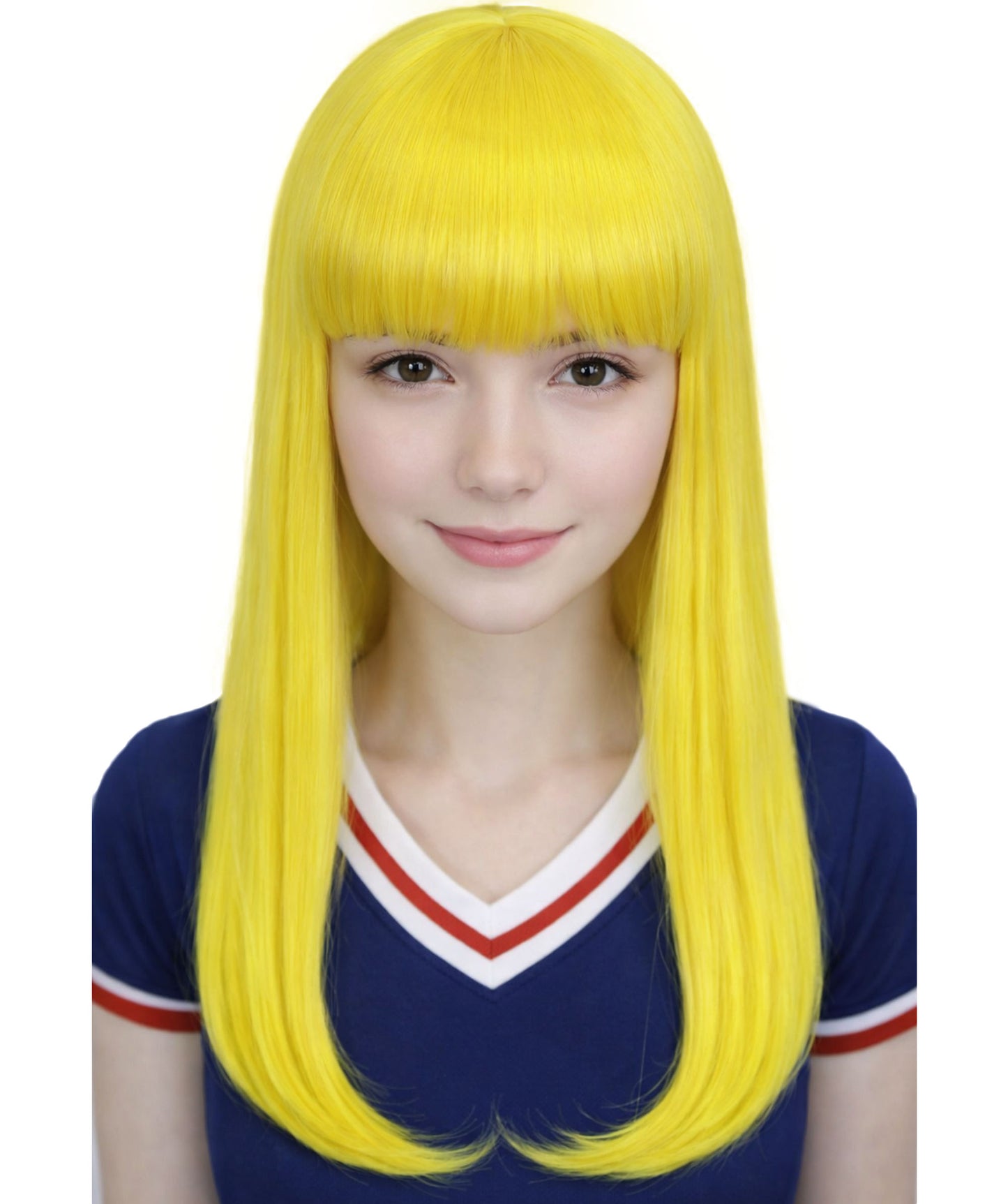 HPO Womens Long Bob Wigs Collections |  Fancy Party Event Ready Halloween Wigs | Premium Breathable Capless Cap