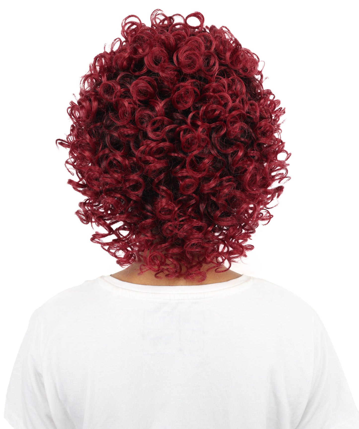 HPO Women's Burgundy Rod Set Wig | Salon Styling Hair Set Natural | Durable, Flexible Rods for Curling, Twisting & Protective Hairstyles