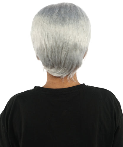HPO Adult Women’s 10-Inch Short Wig | Multiple Color Options | Celebrity Hairpiece for Costume, Cosplay, and Themed Parties | Sleek and Modern Hairpiece for Versatile Looks