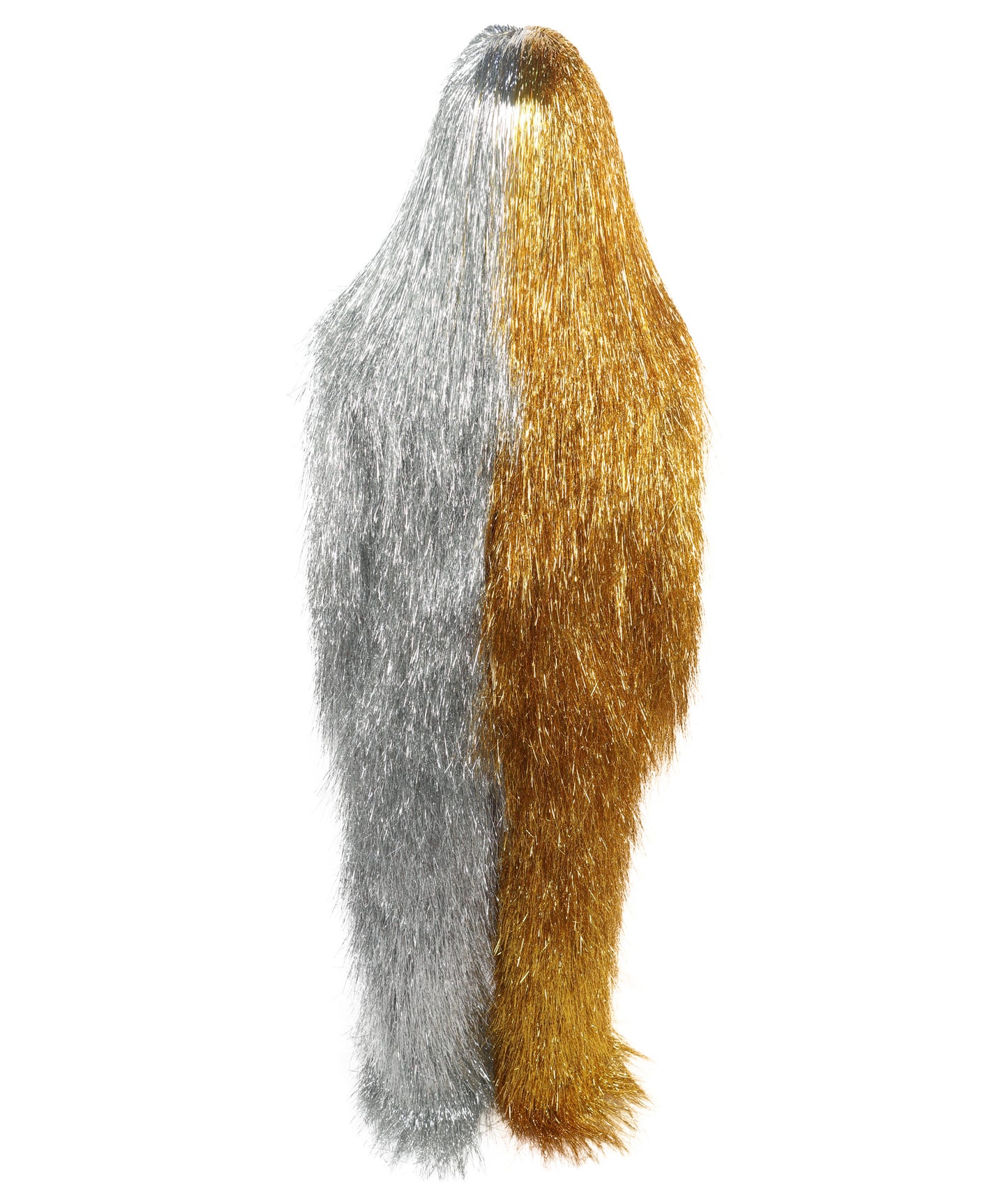 HPO Teen Extreme Hairy Two Part Costume Bundle & Mask Set - Full-Body Hair Suit Extra-Long Costume Wig for Halloween, Cosplay & Parties - Multiple Color Options