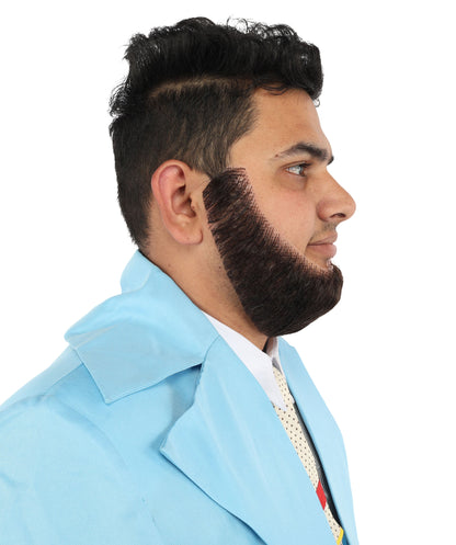 HPO  Men's Chin Curtain Style Long Beard Set | Multiple Color Options | HPO
