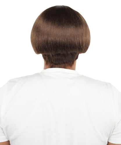 Adult Men’s Earfquake-Inspired Retro Blue Suit Costume & Multiple Bob Wig Bundle | Included sunglass | Bold Retro Look for Cosplay & Costume Events