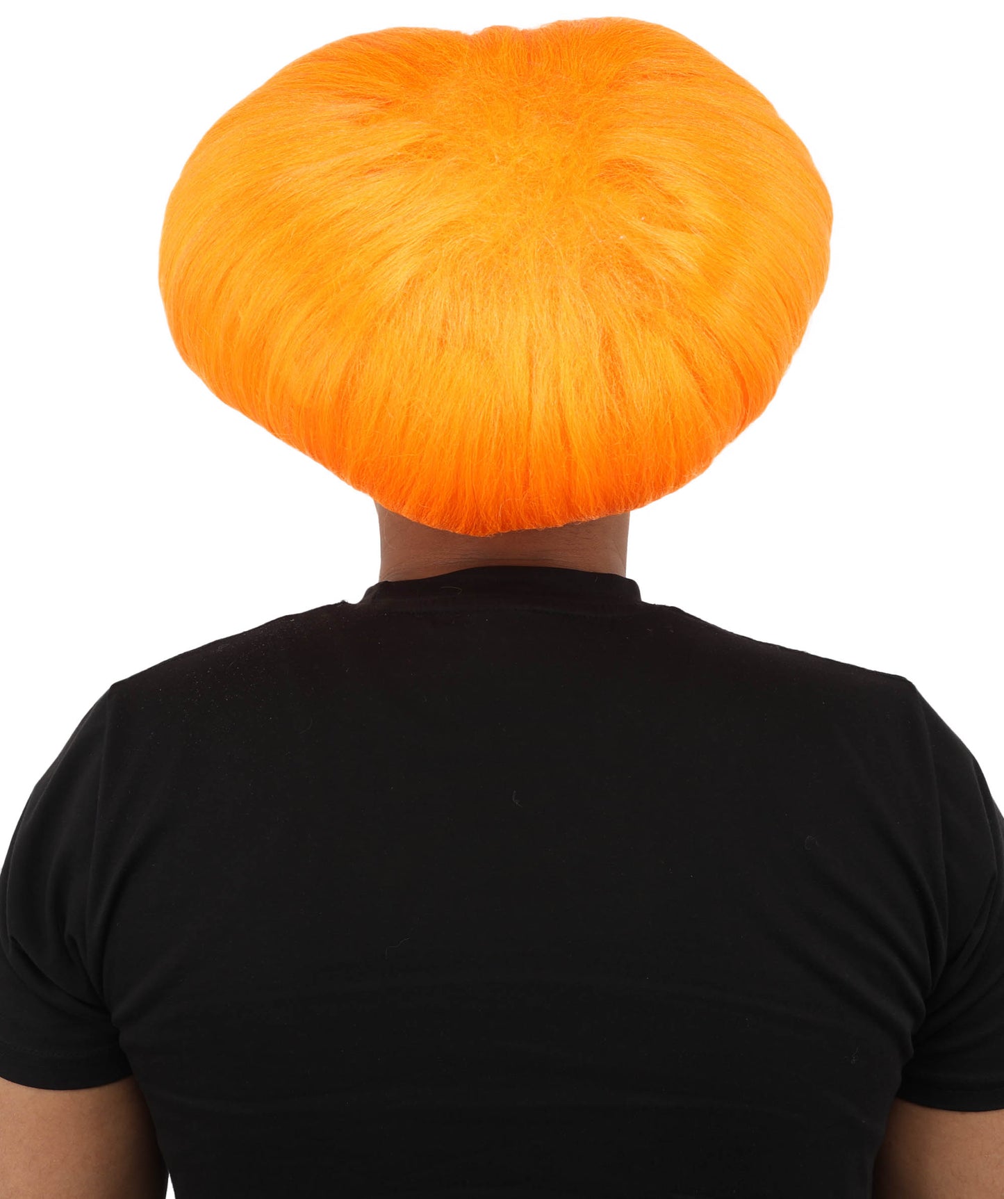 HPO Men's Mad Scientist Wig | High Volume White Vertical Hair with Faux Bald Cap Top & Structured Styling | Halloween Costume Party Theater Prop & Dress Up Accessory | Multicolor Options