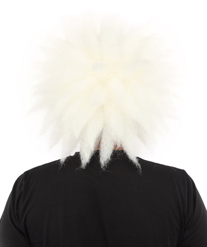 Men's Spiky Clown Theatrical Wig | Multicolor Options | Create of synthetic fiber, massive spiky volume, integrated forehead piece | Party, Halloween, theater, drag, performance, costume events
