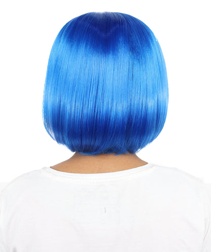 Adult Women’s Medium Bob Wig with Bangs – Layered Hairstyle with Soft Synthetic Fibers & Smooth Texture With Standard Cap | Stylish Hairpiece for Cosplay, Parties & Photo Shoots | Multicolor Options