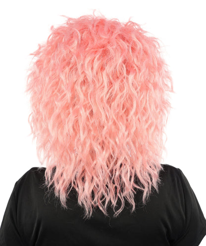HPO Adult & Teen Women’s 15-Inch Curly Wig | Multiple Color Options | Wavy Voluminous Style | Idal for Costume, Cosplay, and Themed Events