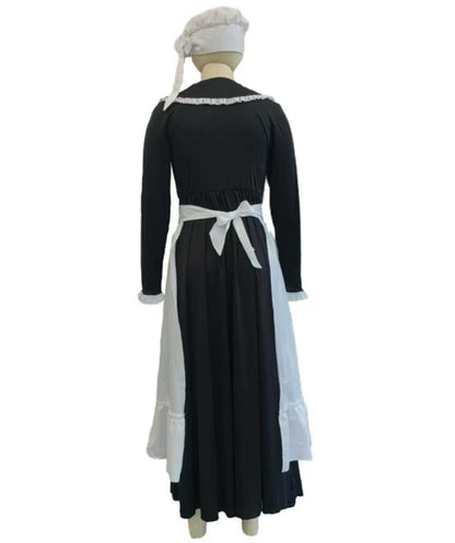 Women's Pilgrim Costume | Black and White Cosplay Costume