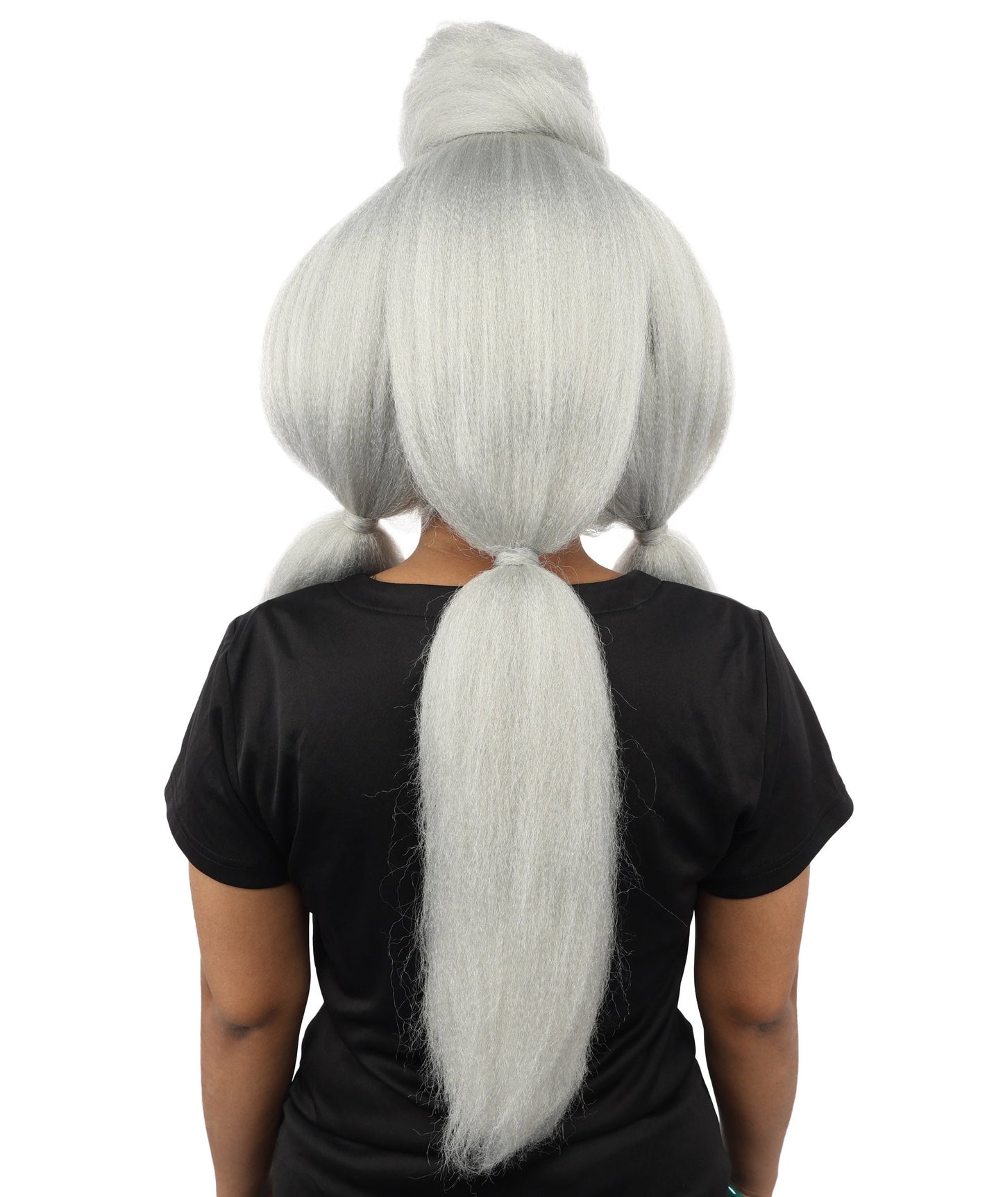 Women’s High Volume Extra Long Yarn Twisted Bun Wig – Multiple Color Options | Bubble Ponytails Hairpiece with Capless Cap | Statement Headpiece for Halloween, Cosplay, Theater and Drag Looks