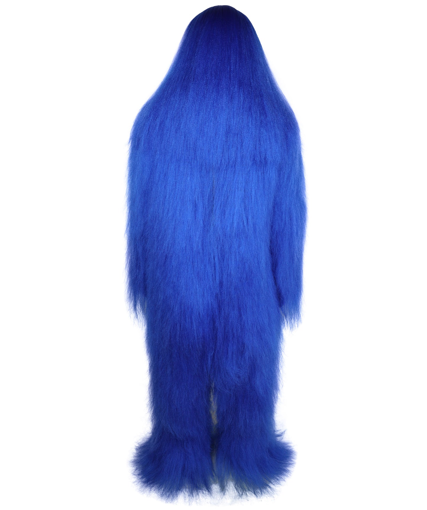 HPO Unisex Extreme Hairy Person Costume, Mask and Bundle - Full-Body Hair Suit Extra-Long Ash Brown Costume Wig for Halloween, Cosplay & Parties