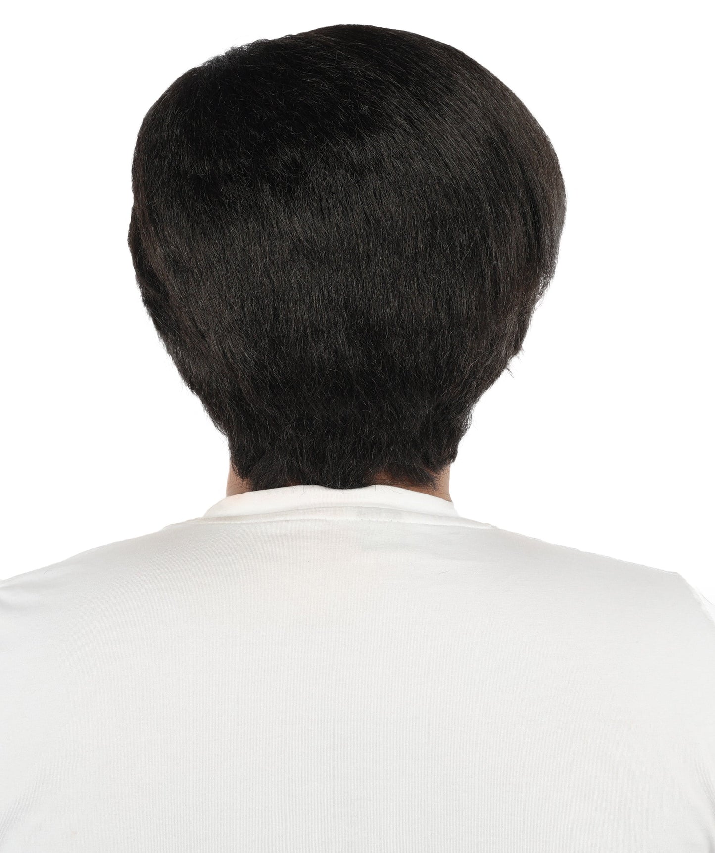 Black Side Swept Wig