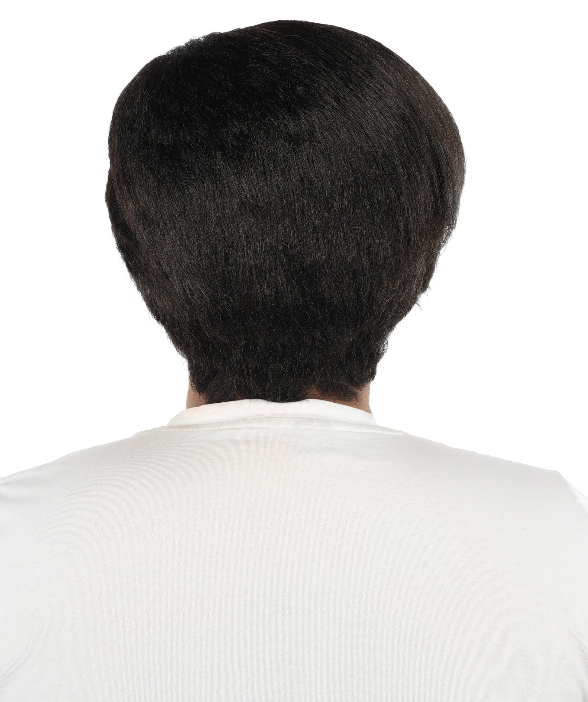 Black Side Swept Wig