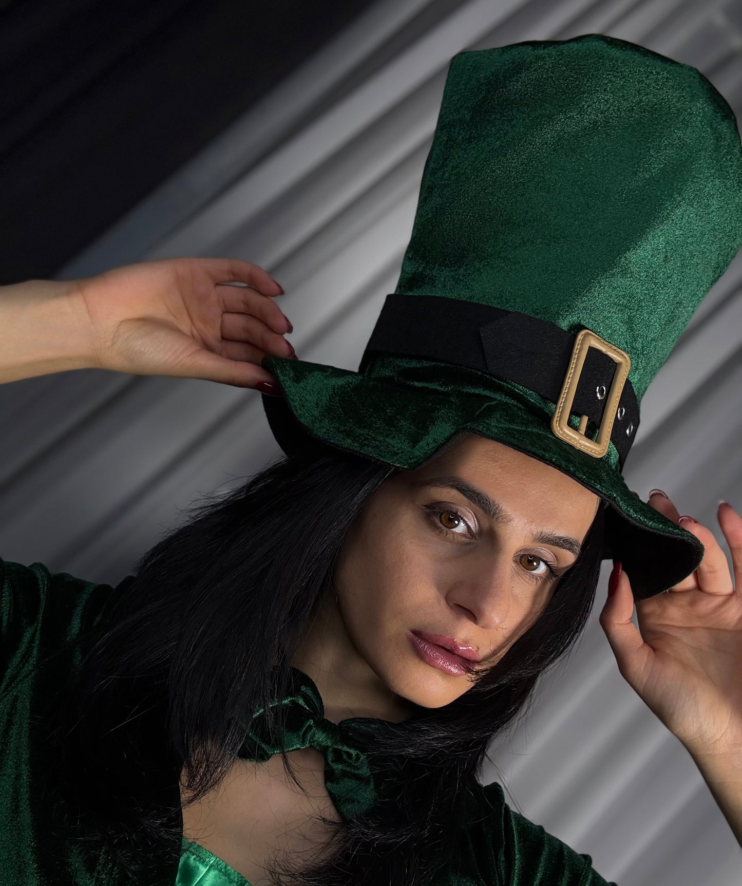 Women's Luscious Leprechaun Costume | Green Halloween Costume |  Flame Retardant Synthetic Fabric
