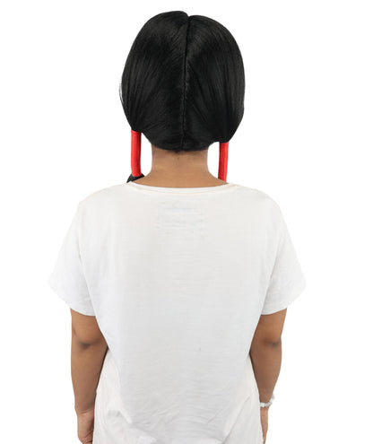 Women's Extra Long Pigtail Wig | Multicolor Options | Floor Length Straight Twin Tails with Bangs, Heat Friendly Synthetic Fiber & Adjustable Cap | Halloween, Fairy Roleplay, Magical Girl Theme, Theater & Carnival