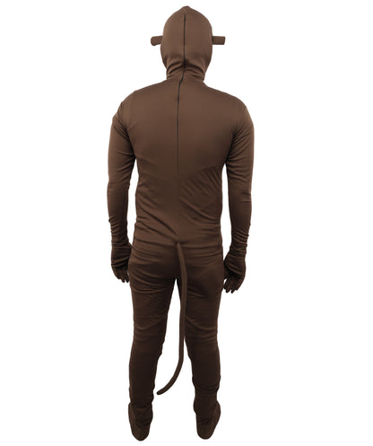 HPO Unisex Spandex Full Body Zentai Brown Costume| Stretchy and Comfortable Bodysuit