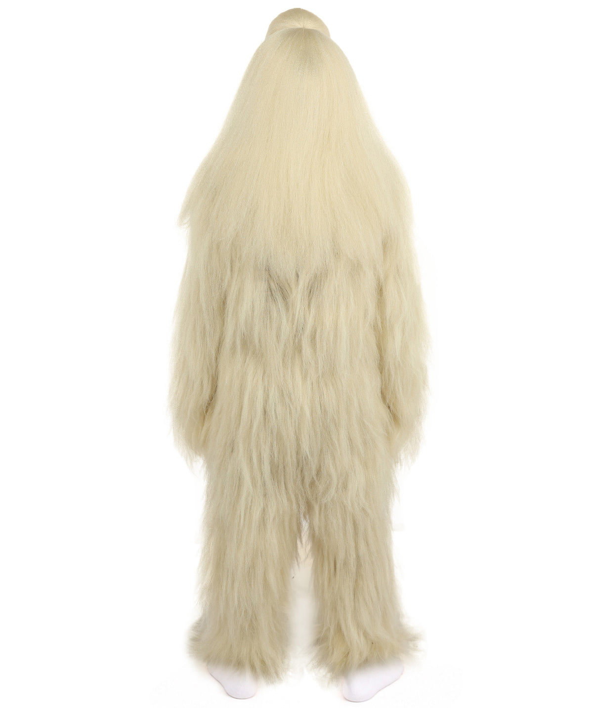 HPO Teen Extreme Hairy Person Costume Bundle & Mask Set - Full-Body Hair Suit Extra-Long Costume Wig for Halloween, Cosplay & Parties - Multiple Color Options