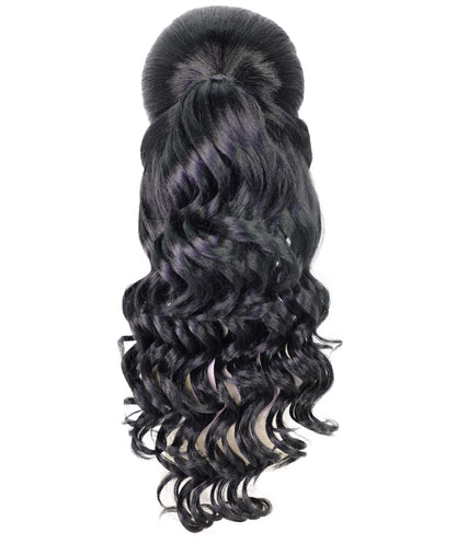 HPO Women's Class 60's Brown Half Updo Wig with Ponytail | Halloween  Wig | Flame-retardant Synthetic Fiber