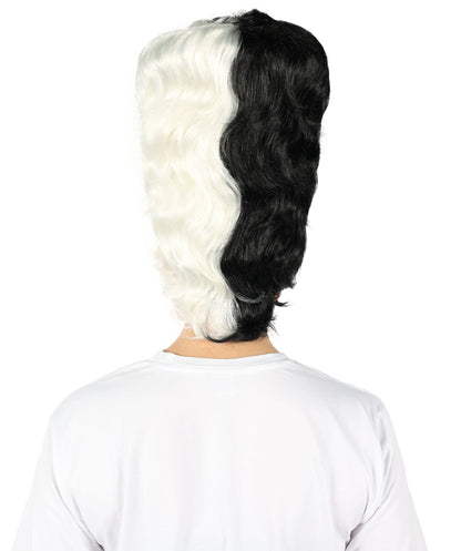 HPO Woman's 18th Century Colonial Lady Wig | Multicolor Historical Wig | Premium Breathable Capless Cap