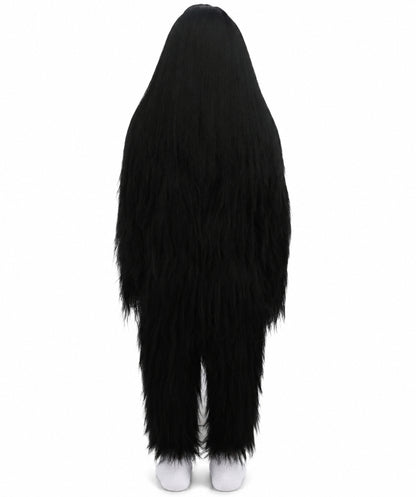 HPO Teen Extreme Hairy Person Costume Bundle & Mask Set - Full-Body Hair Suit Extra-Long Costume Wig for Halloween, Cosplay & Parties - Multiple Color Options
