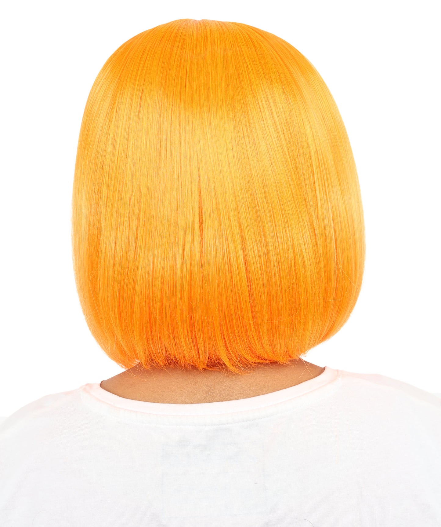 Adult Women’s Medium Bob Wig with Bangs – Layered Hairstyle with Soft Synthetic Fibers & Smooth Texture With Standard Cap | Stylish Hairpiece for Cosplay, Parties & Photo Shoots | Multicolor Options