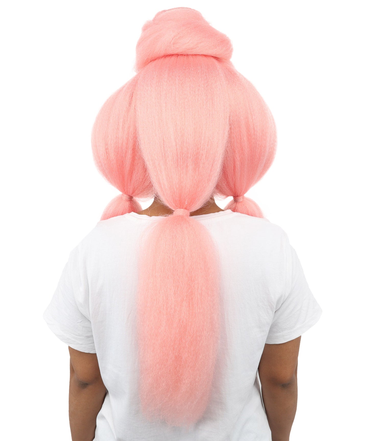 Women’s High Volume Extra Long Yarn Twisted Bun Wig – Multiple Color Options | Bubble Ponytails Hairpiece with Capless Cap | Statement Headpiece for Halloween, Cosplay, Theater and Drag Looks