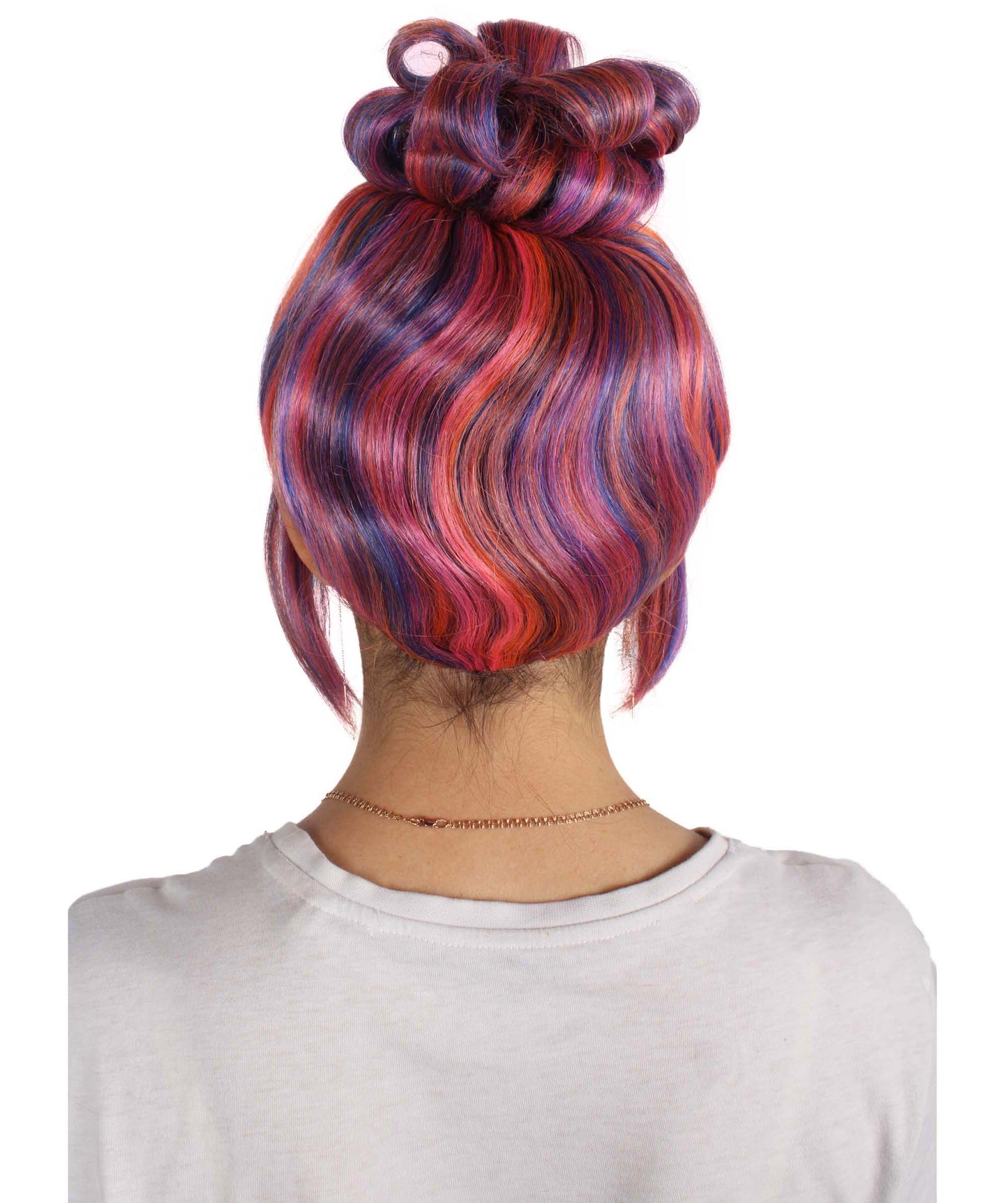 HPO  Women's Halloween Animated Lucy Updo Wig | Multiple Color Options